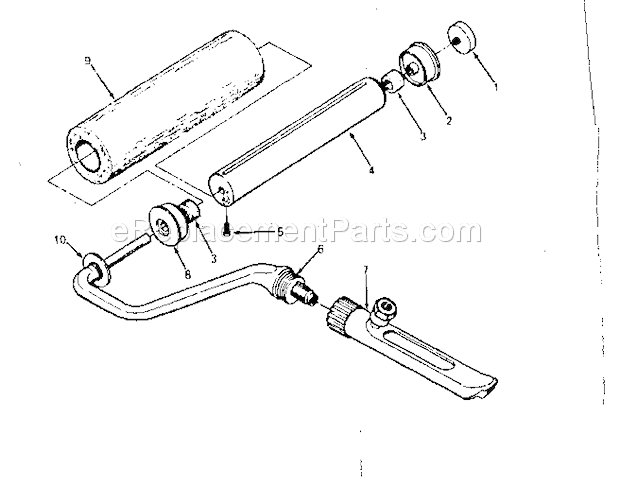 Page C Diagram and Parts List for 165155451  Craftsman Paint Sprayer