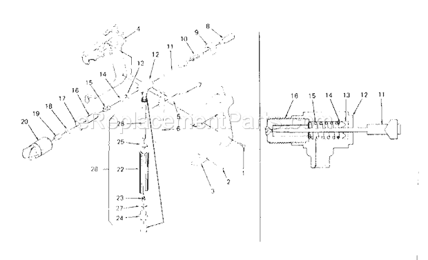 Page A Diagram and Parts List for 165155573  Craftsman Paint Sprayer