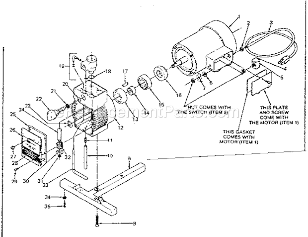 Page C Diagram and Parts List for 165155690  Craftsman Paint Sprayer