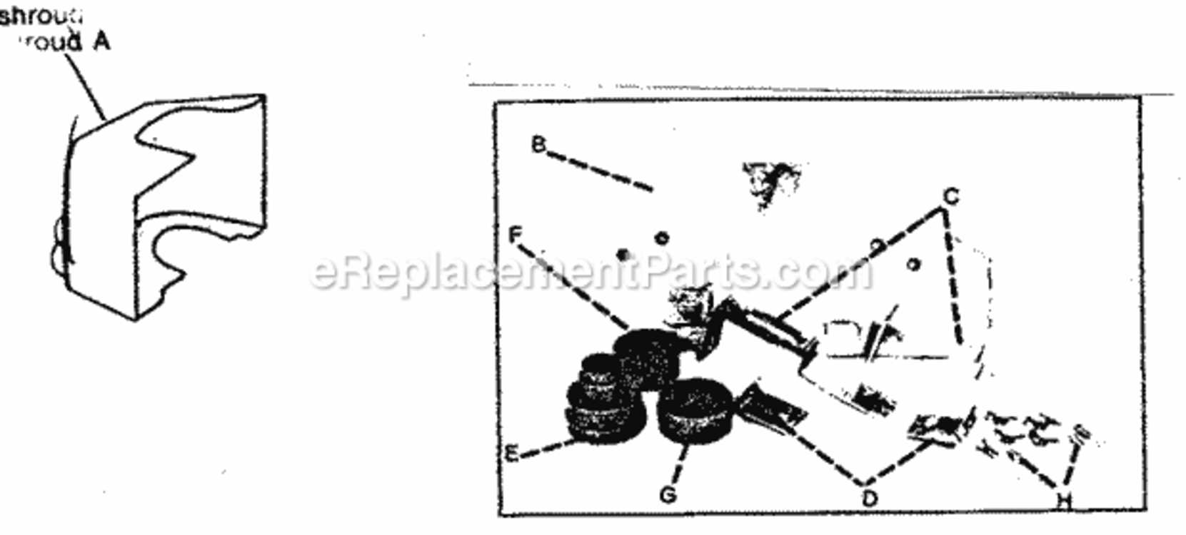 Unit Parts Diagram and Parts List for 17116997  Craftsman Table Saw Accessories