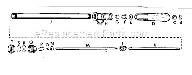 Page D Diagram and Parts List for 17445036  Craftsman Paint Sprayer