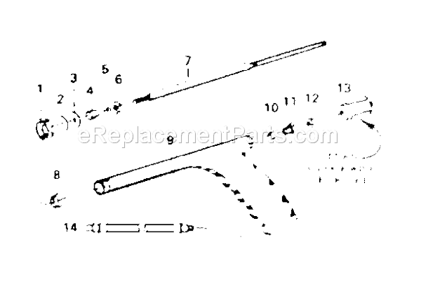 Page B Diagram and Parts List for 17445072  Craftsman Paint Sprayer