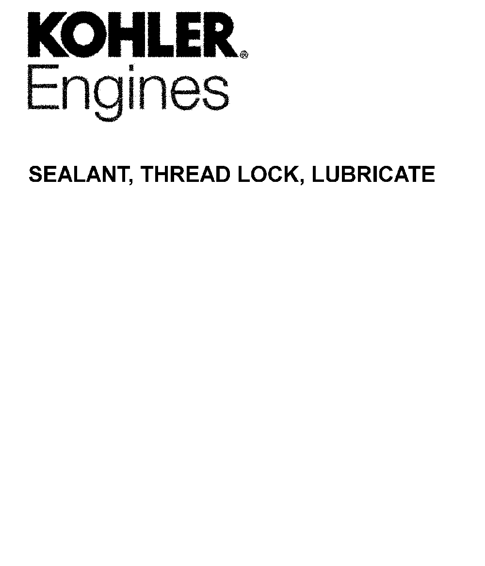 Sealant, thread lock, lubricate Diagram and Parts List for CMXGRAM1130047  Craftsman Lawn Tractor