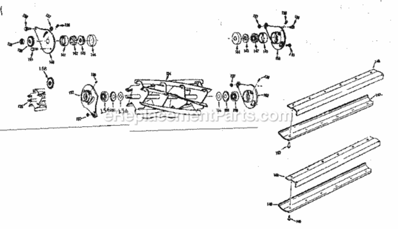 Page D Diagram and Parts List for 17481563  Craftsman Lawn Mower