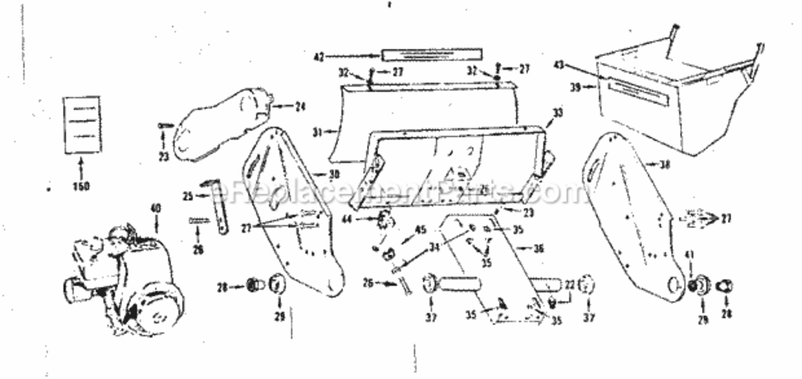 Page B Diagram and Parts List for 17491281  Craftsman Lawn Mower