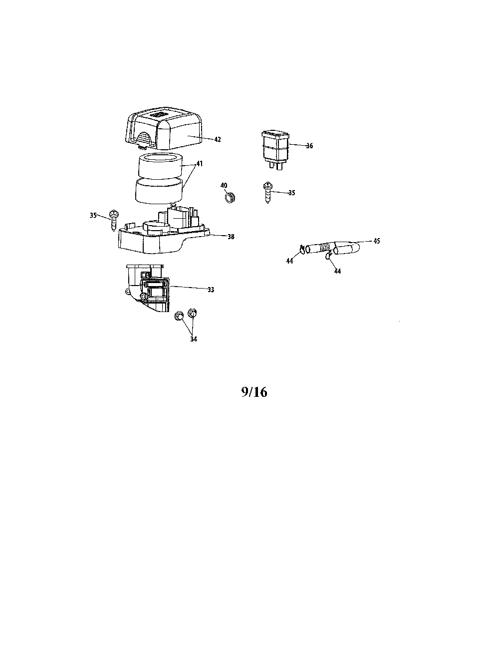 Carbon canister/air cleaner Diagram and Parts List for CMXGLAM1143200  Craftsman Log Splitter