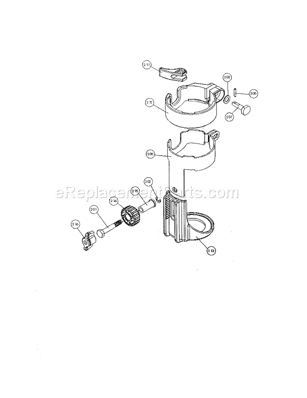 Freehand Soleplate Assemb... Diagram and Parts List for 183172520  Craftsman Router