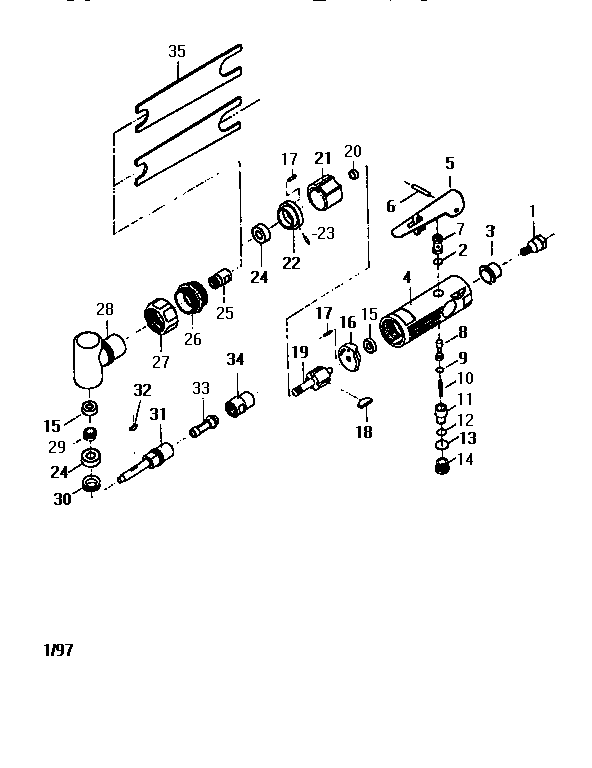 Unit Parts Diagram and Parts List for 875188930  Craftsman Grinder