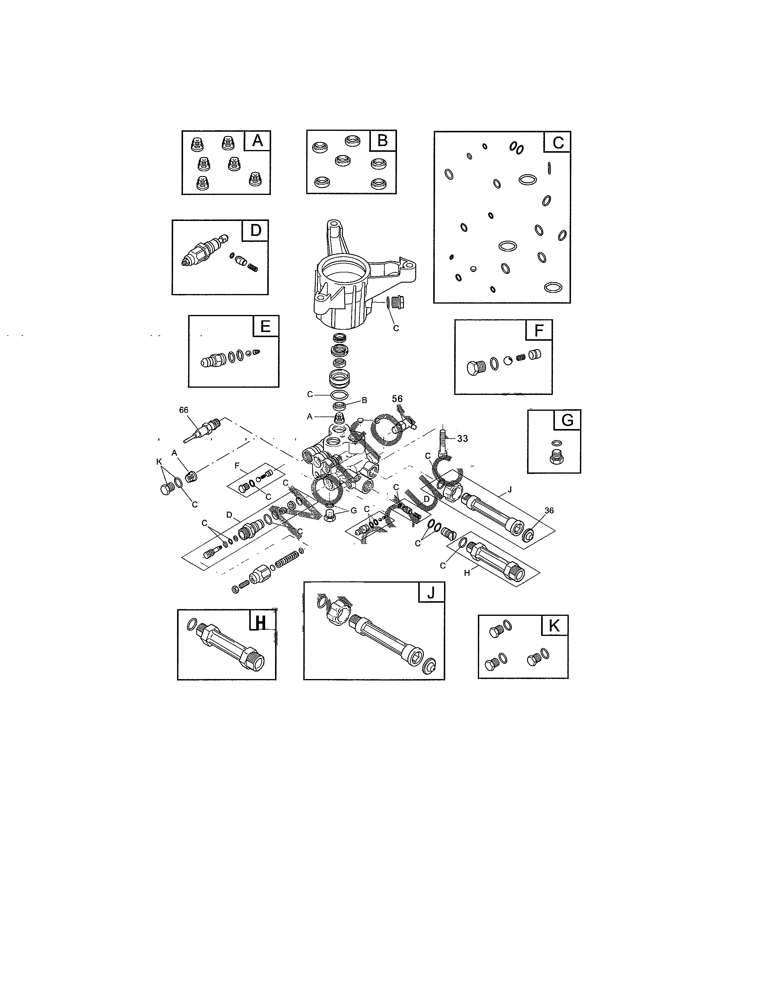 Pump Diagram and Parts List for 580752951  Craftsman Pressure Washer