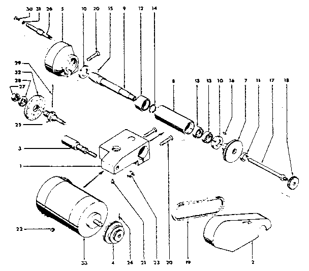 Tool Post Grinder Diagram and Parts List for 5492892  Craftsman Lathe