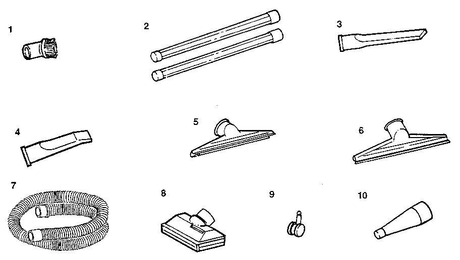 2-1/2" Diameter Plastic Accessories Diagram and Parts List for 113179580  Craftsman Filters & Accessories