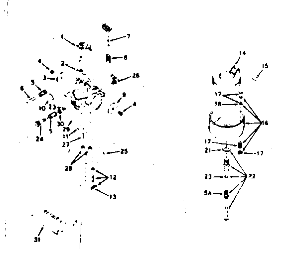 Carburetor No. 631491 Diagram and Parts List for 143594082  Craftsman Engine