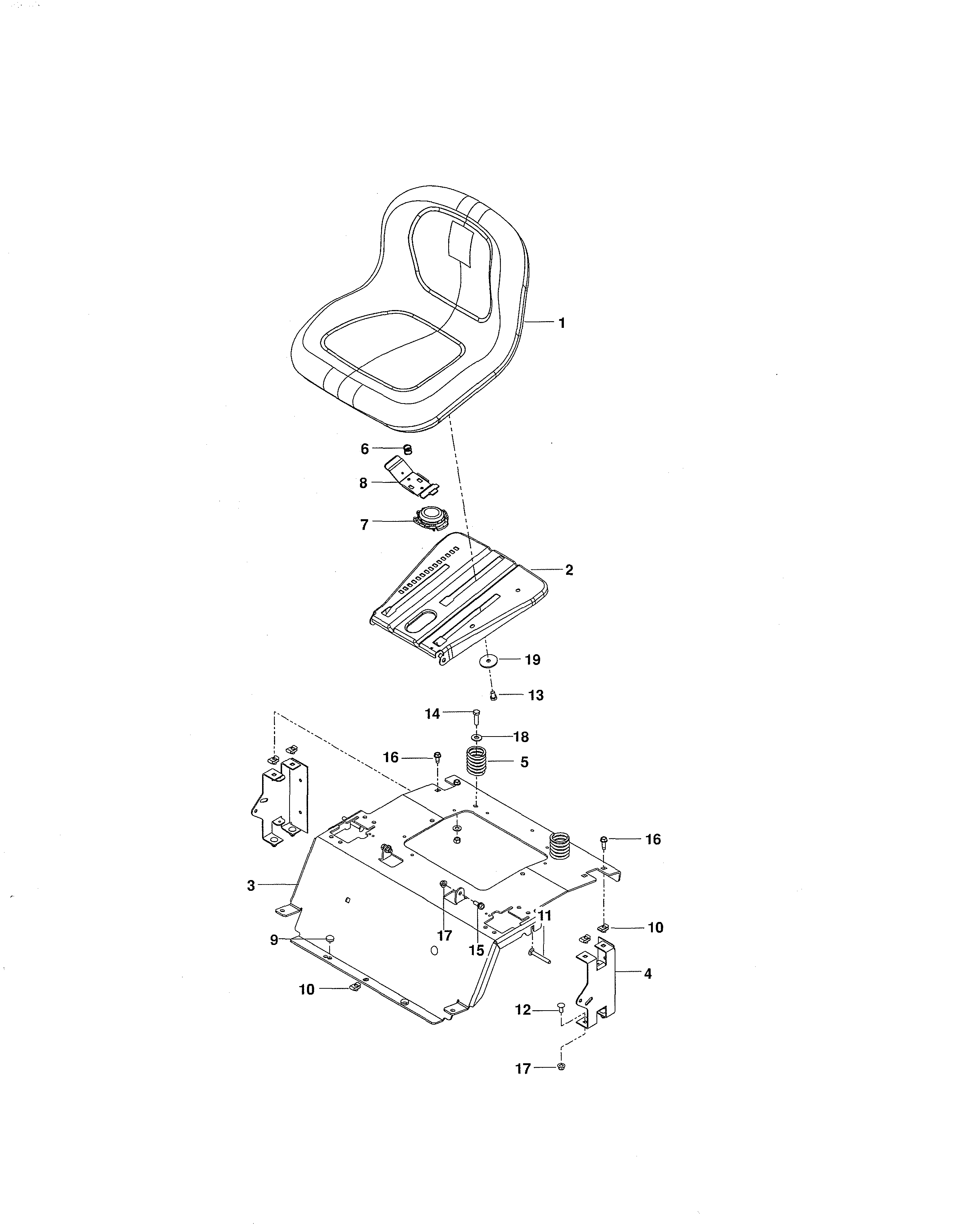 Seat Diagram and Parts List for 917289821  Craftsman Engine