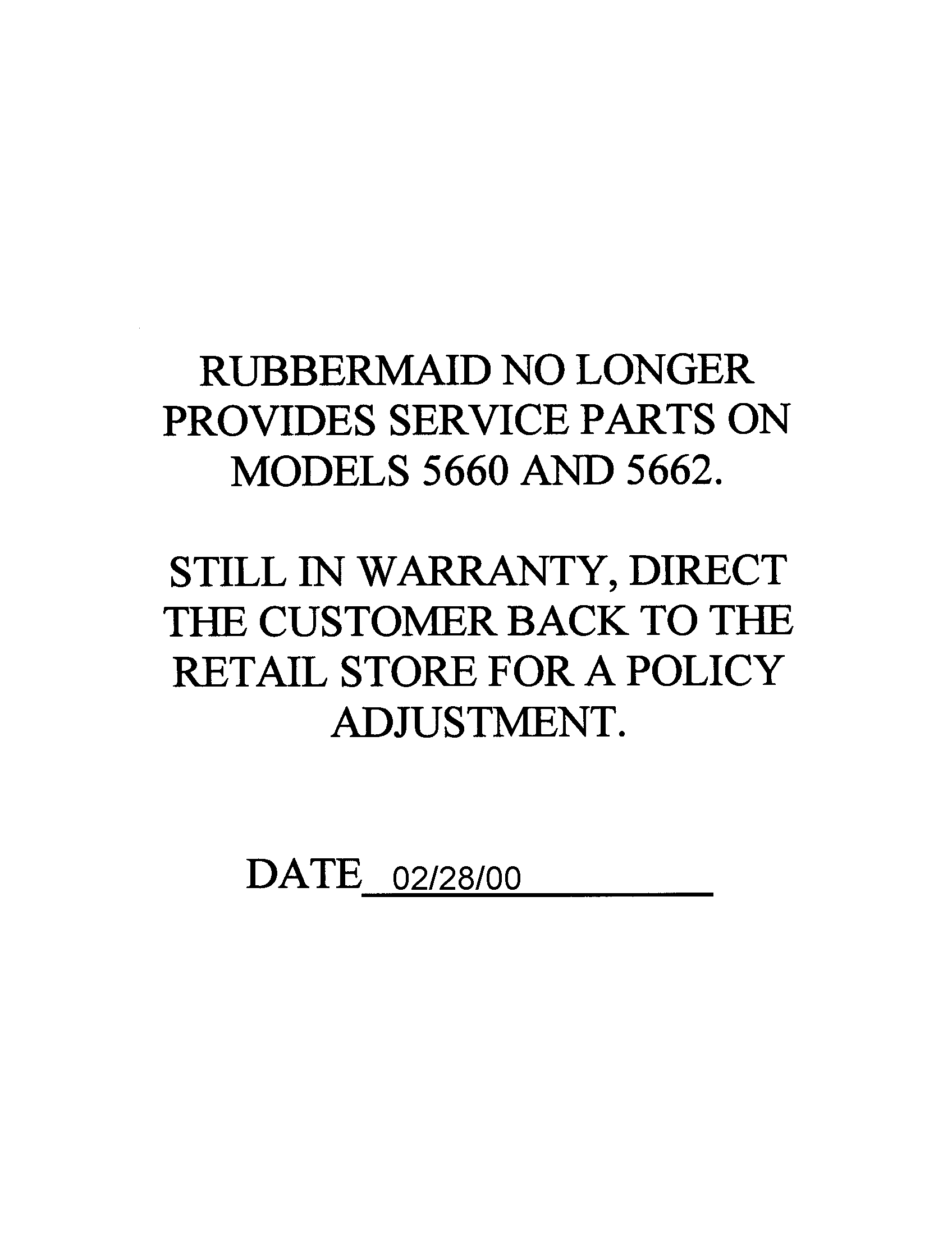 No Parts Available 02/28/00 Diagram and Parts List for 24343  Craftsman Tool Stand & Cart