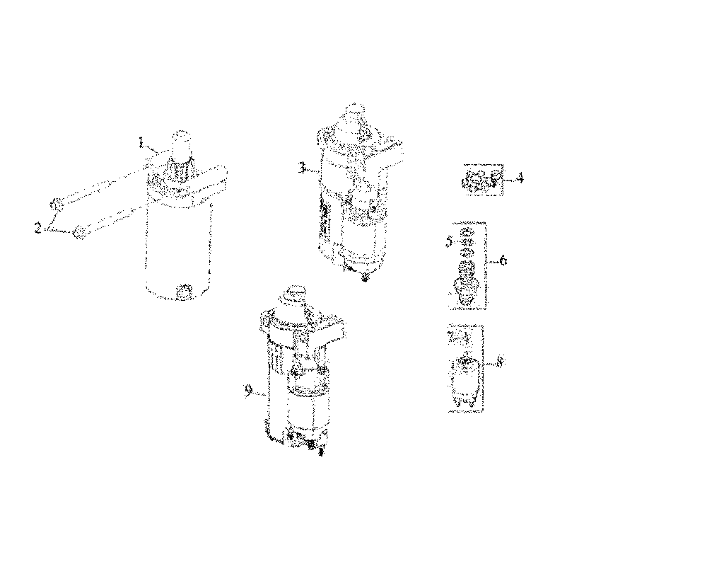 Starter Diagram and Parts List for CMXGRAM1130045  Craftsman Lawn Tractor
