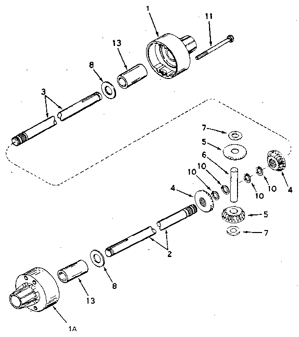Replacement Parts Diagram and Parts List for 143100-029B  Craftsman Lawn Tractor