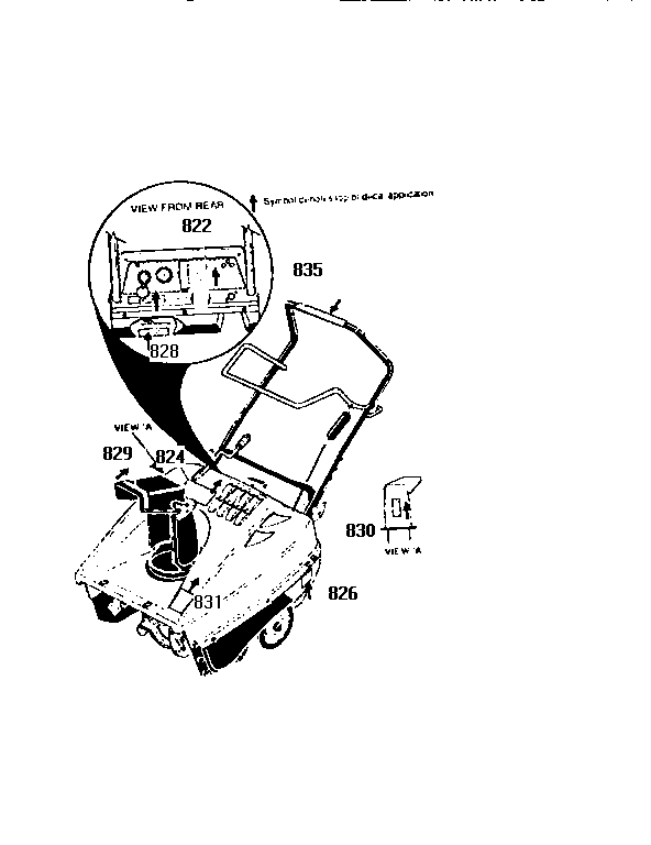 Decals Diagram and Parts List for 536886750  Craftsman Snow Blower