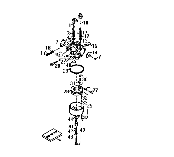 Carburetor 631597 (71/143) Diagram and Parts List for 143267022  Craftsman Engine