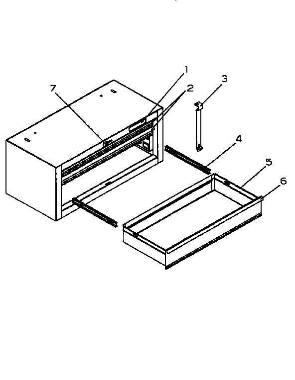 Unit Parts Diagram and Parts List for 706658810  Craftsman Tool Stand & Cart