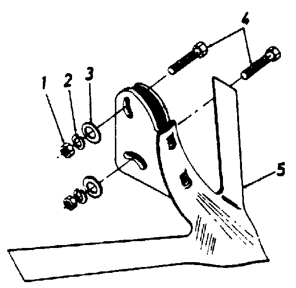 15" Sweep Cultivator Diagram and Parts List for 486290580  Craftsman Tiller