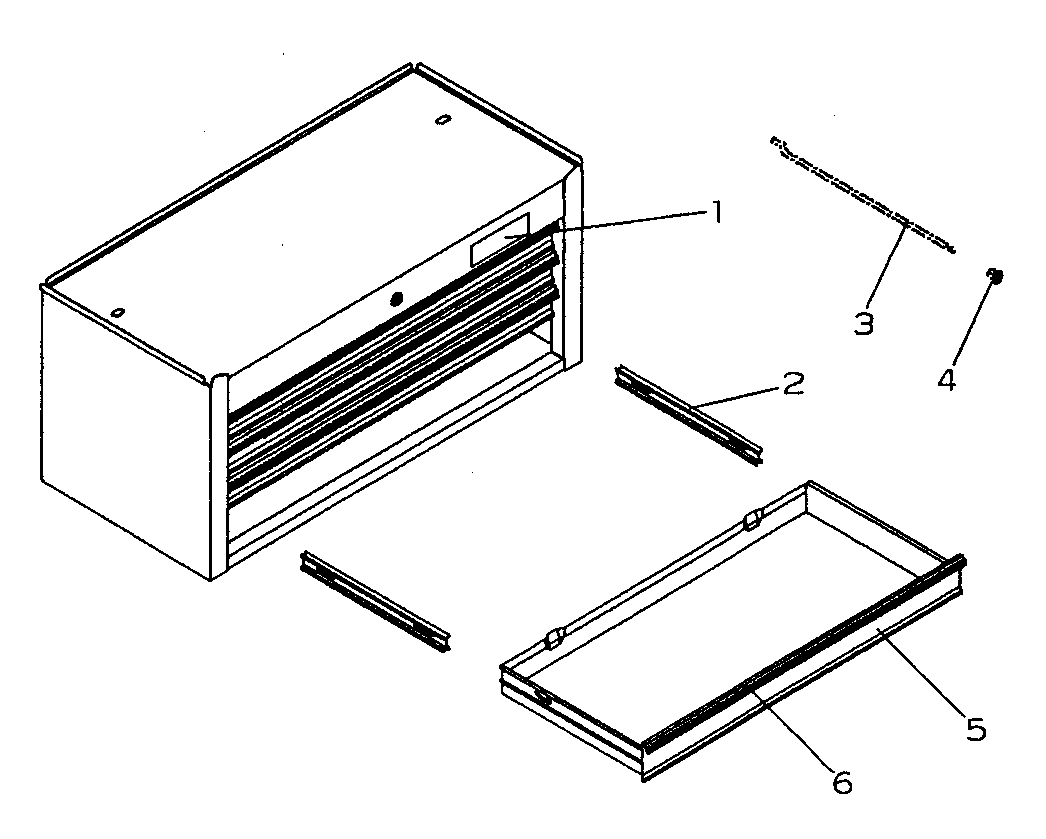 Tool Box Diagram and Parts List for 706599251  Craftsman Tool Stand & Cart
