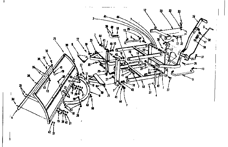 Replacement Parts Diagram and Parts List for 91760653  Craftsman Lawn Tractor