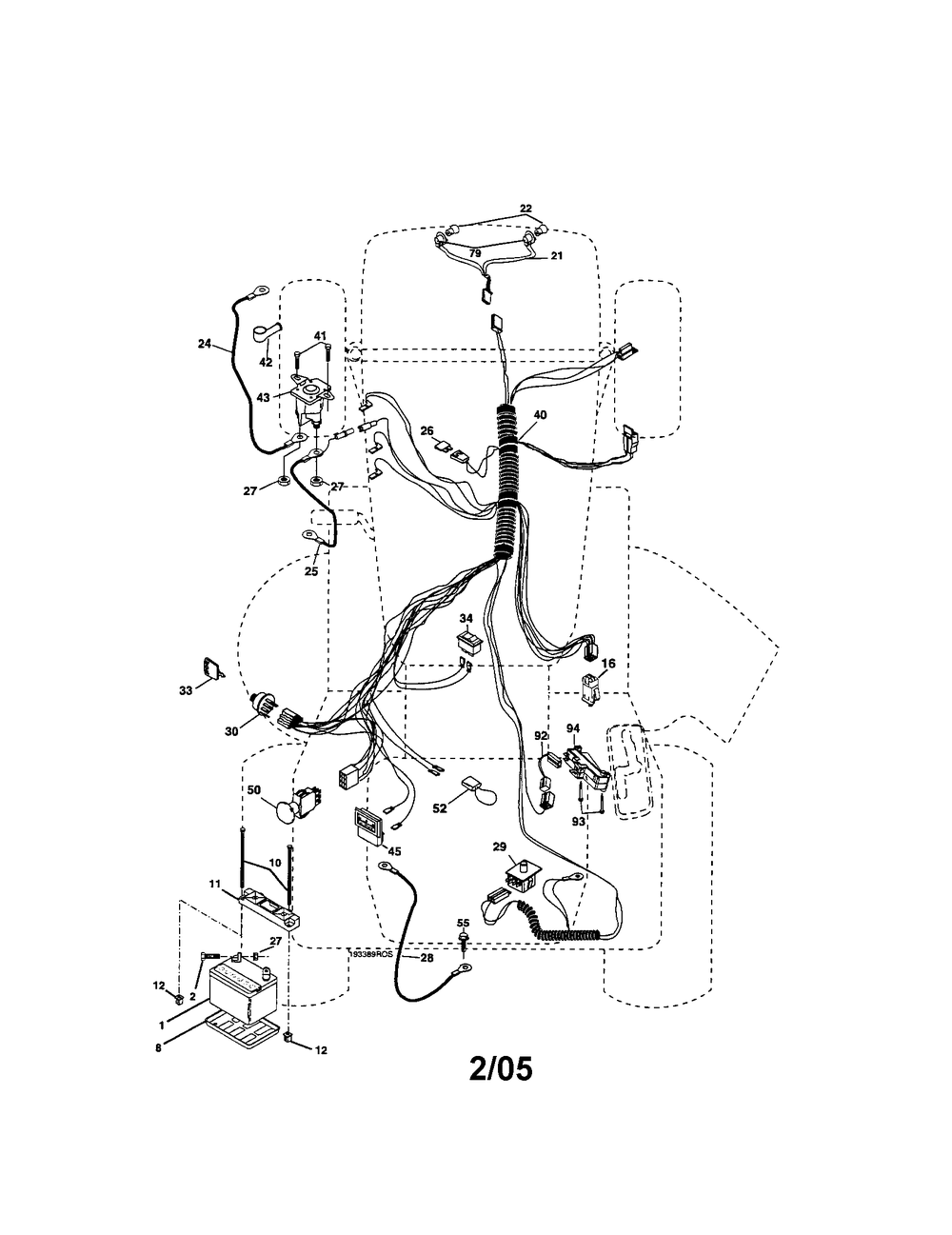 Diagram Diagram and Parts List for 917275682 Type 0 Craftsman Lawn Tractor