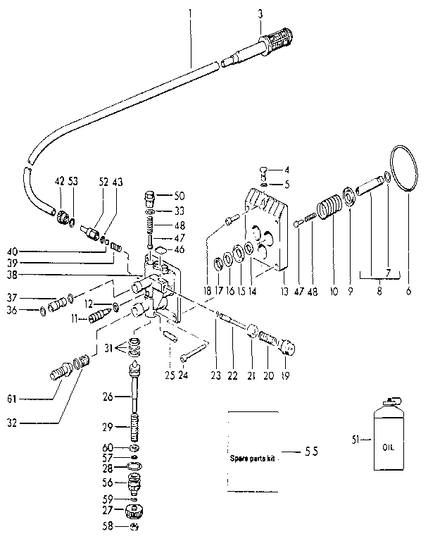 Pump Diagram and Parts List for 55974230  Craftsman Pressure Washer