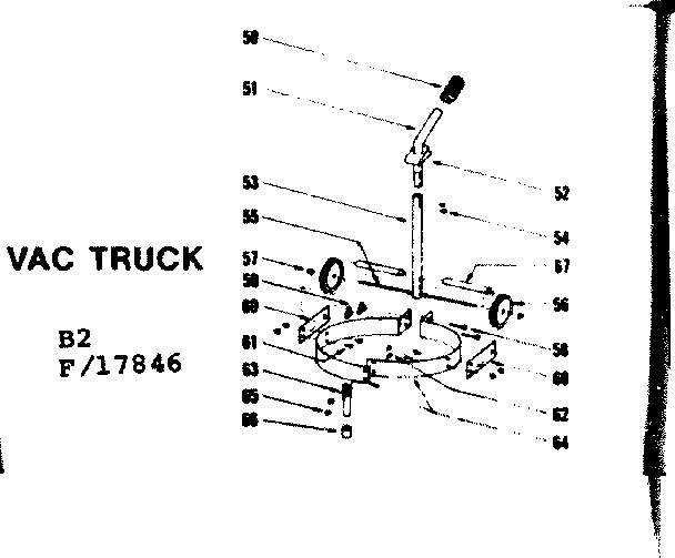 Vac Truck Diagram and Parts List for 25717846  Craftsman Utility Vacuum
