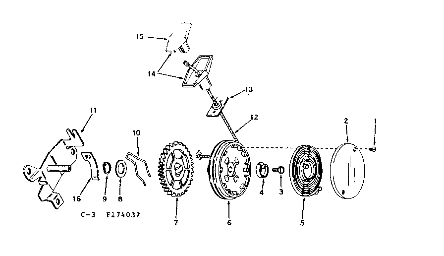 Side Mount Rewind Starter No. 590429a Diagram and Parts List for 143174032  Craftsman Engine