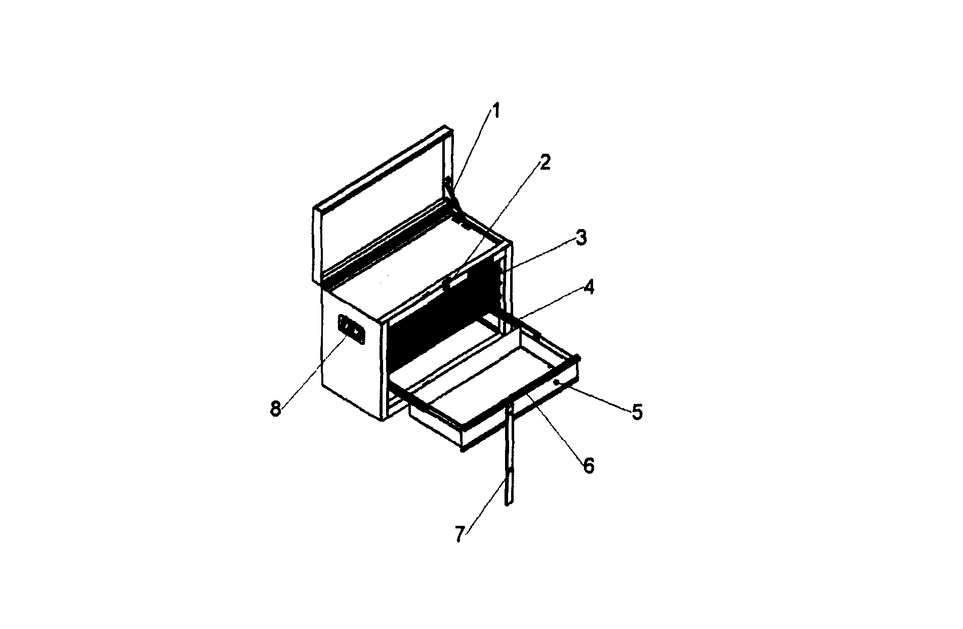 Tool Chest Diagram and Parts List for 706405000  Craftsman Tool Stand & Cart