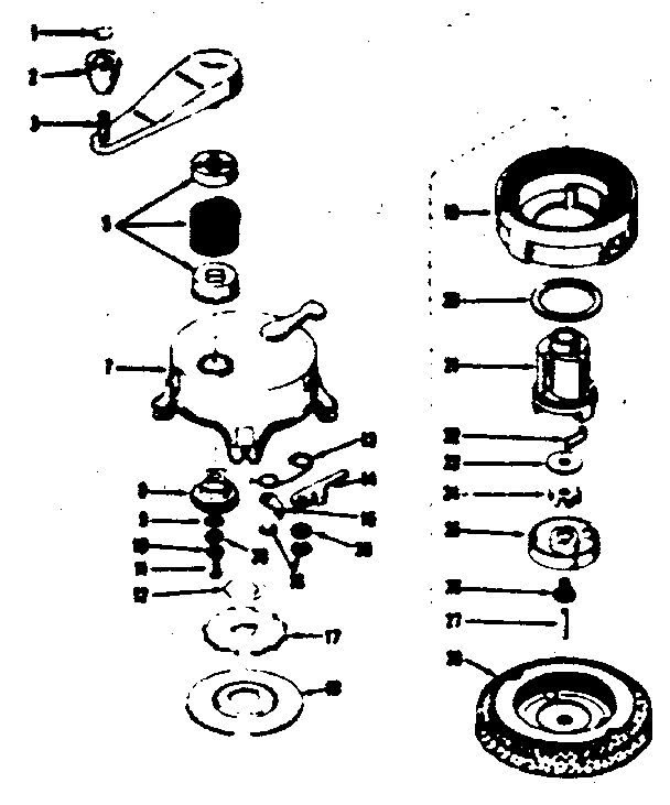 Unit Parts Diagram and Parts List for 143155022  Craftsman Engine