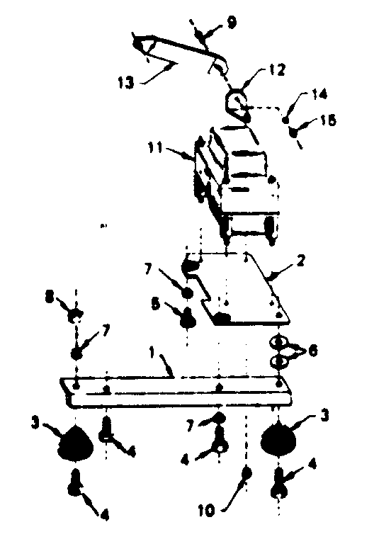 Reactor Assembly & Engine Mtg Support Diagram and Parts List for 580321811  Craftsman Engine