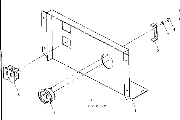 Control Panel Diagram and Parts List for 580320570  Craftsman Engine