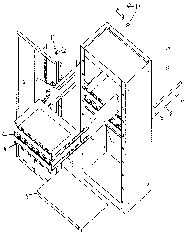 Unit Parts Diagram and Parts List for 65277  Craftsman Tool Stand & Cart