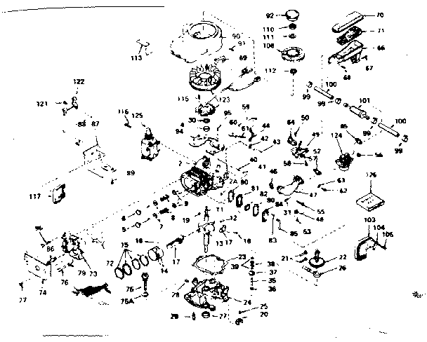 Engine Diagram and Parts List for 143276482  Craftsman Engine
