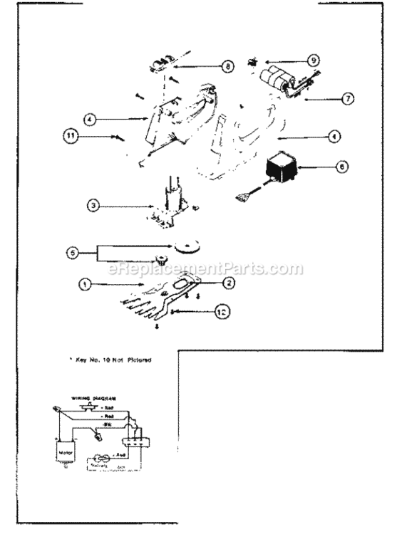 Page A Diagram and Parts List for 240857630  Craftsman Trimmer