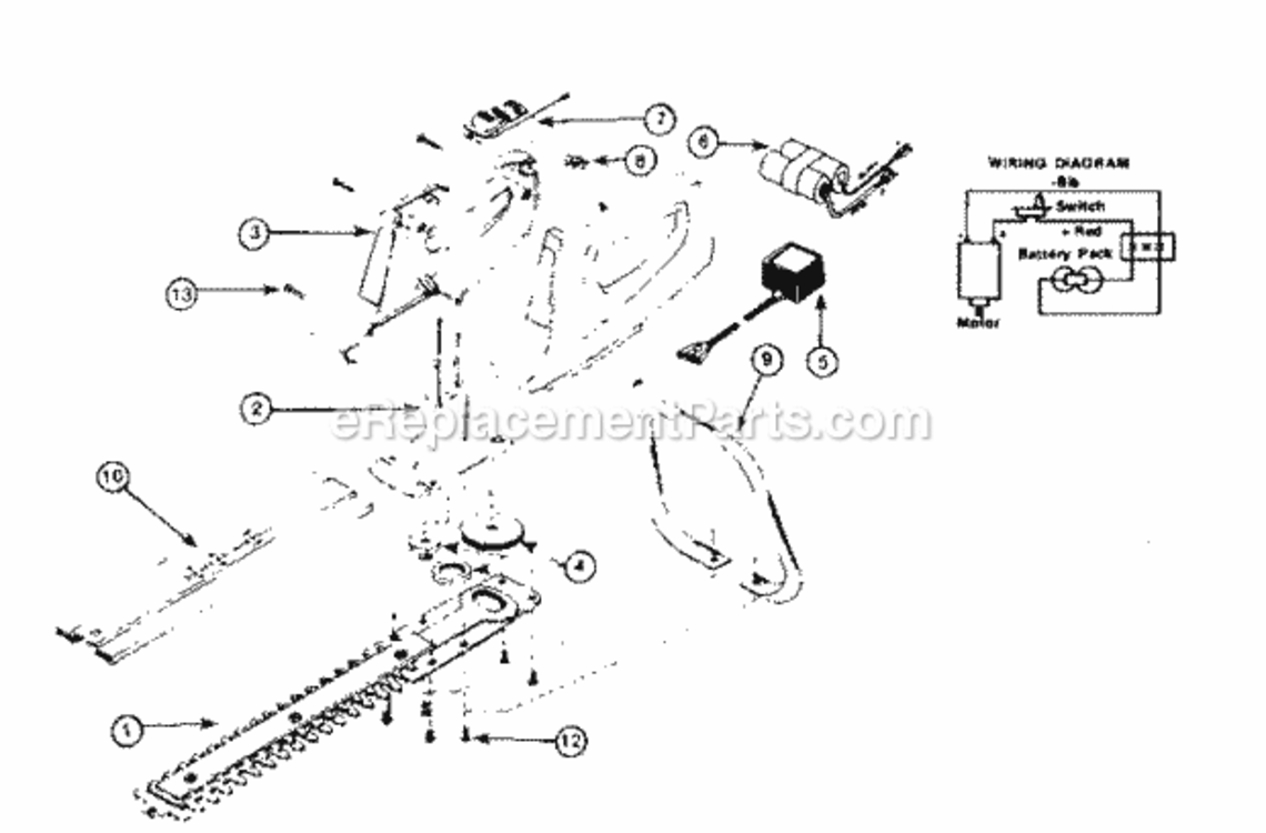 Page A Diagram and Parts List for 24085782  Craftsman Trimmer