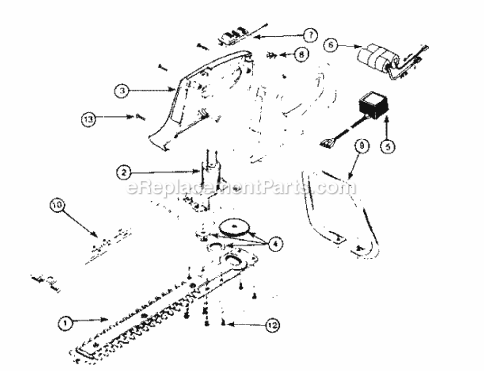 Page A Diagram and Parts List for 24085783  Craftsman Trimmer