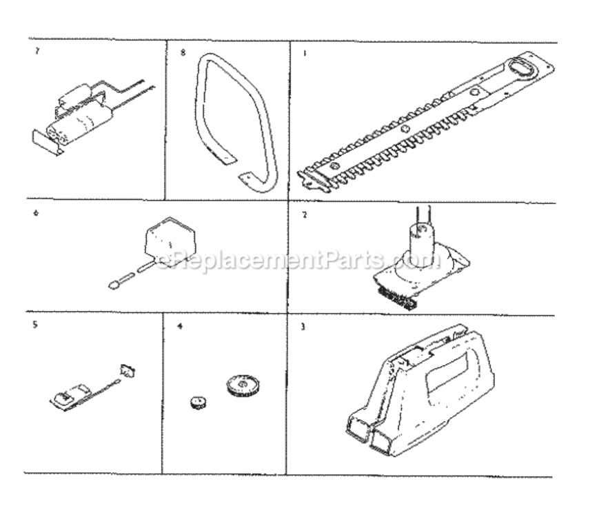 Page A Diagram and Parts List for 24086841  Craftsman Trimmer