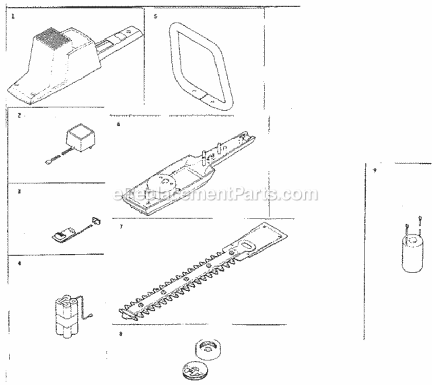 Page A Diagram and Parts List for 24086870  Craftsman Trimmer