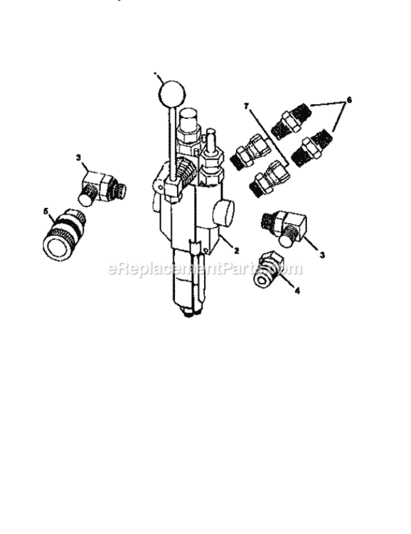 Page C Diagram and Parts List for 24534560  Craftsman Log Splitter