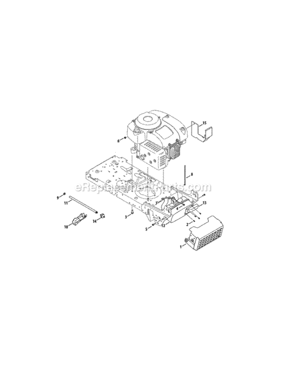 Page F Diagram and Parts List for 247203700  Craftsman Lawn Tractor