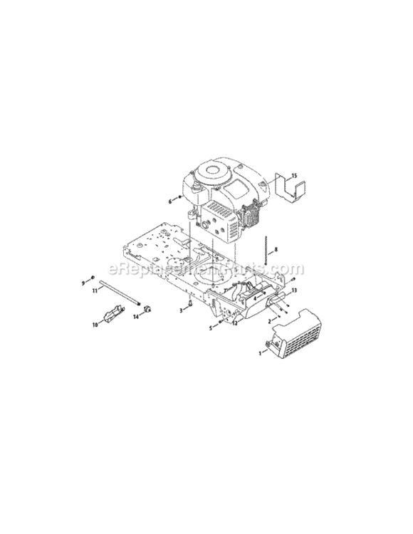 Page G Diagram and Parts List for 247203711  Craftsman Lawn Tractor
