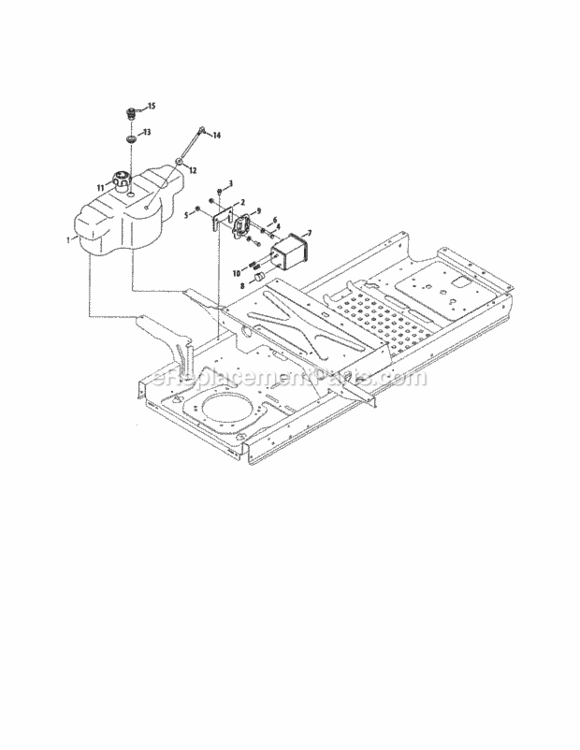 Page B Diagram and Parts List for 247204120  Craftsman Lawn Tractor
