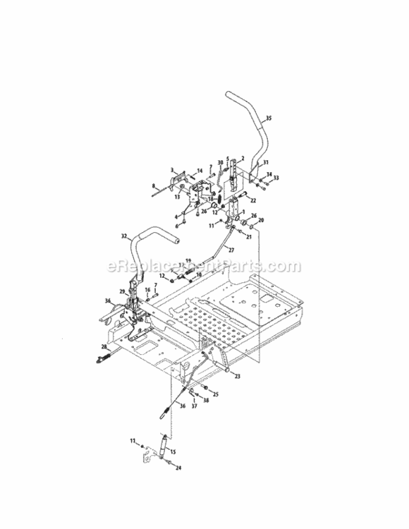 Page G Diagram and Parts List for 247204120  Craftsman Lawn Tractor