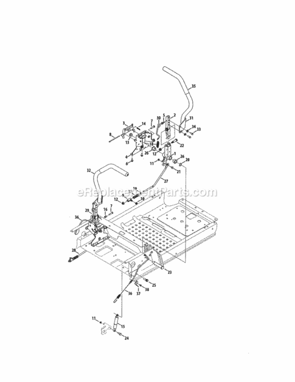 Page G Diagram and Parts List for 247204150  Craftsman Lawn Tractor