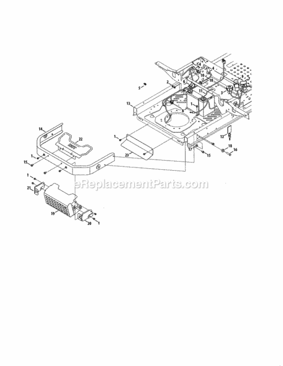 Page C Diagram and Parts List for 247204460  Craftsman Lawn Tractor