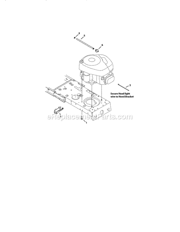 Page I Diagram and Parts List for 24725111  Craftsman Lawn Tractor