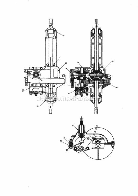 Page N Diagram and Parts List for 247270170  Craftsman Lawn Tractor